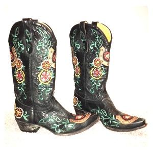 Old Gringo lucky horseshoe boots